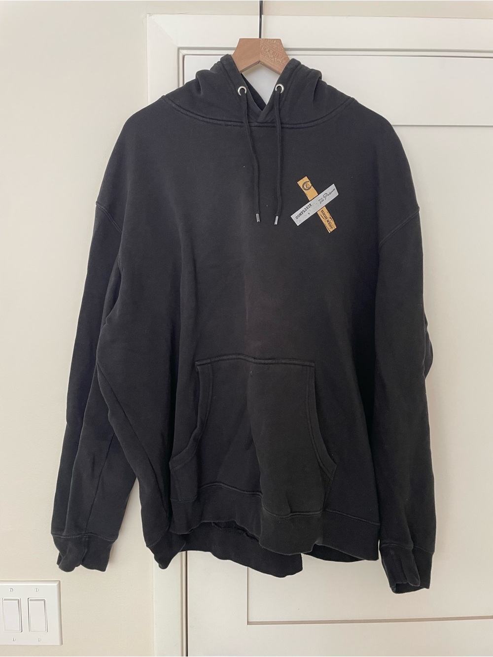 Black Men's Hoodie High West x The Prisoner Collab